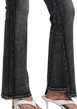 Load image into Gallery viewer, Washed Black Mid-Rise Bootcut
