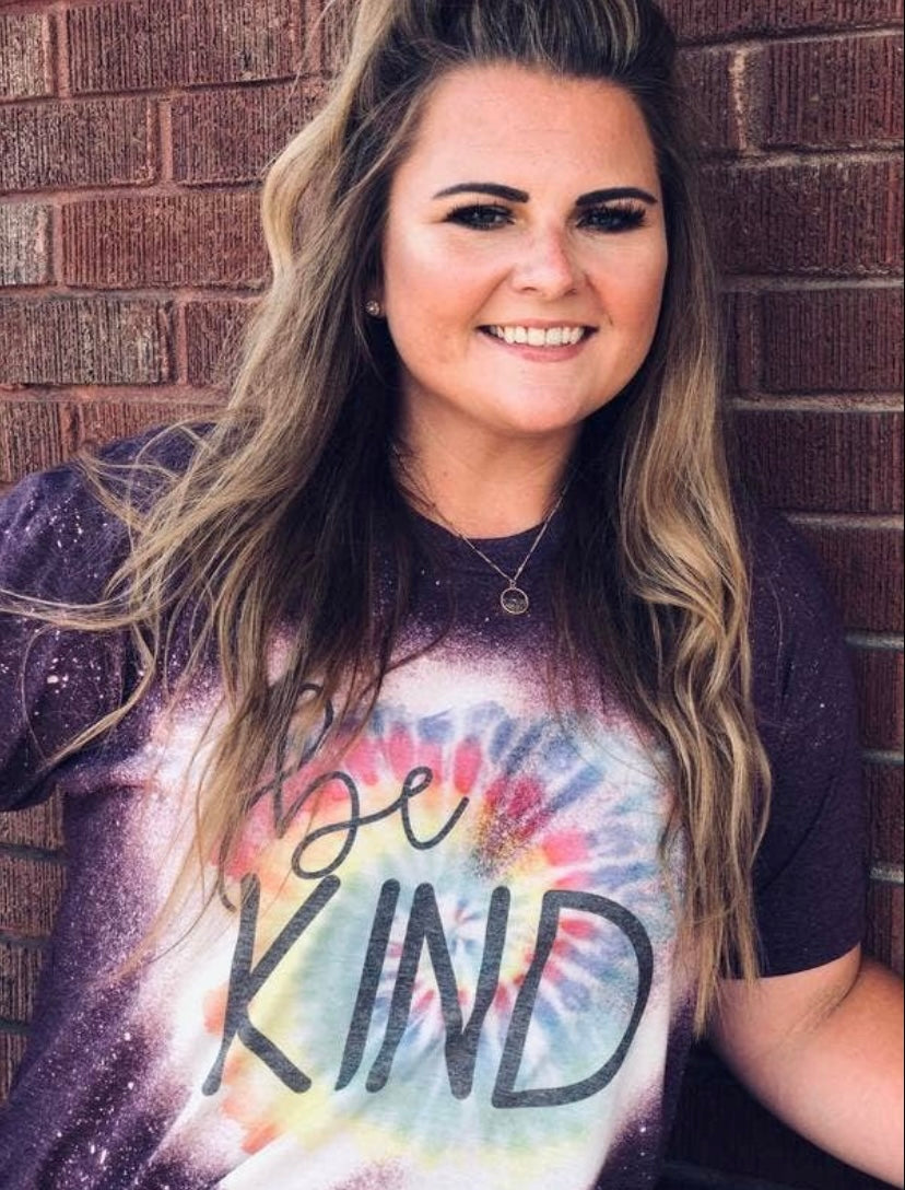 Be Kind Graphic Tie Dye