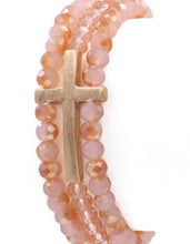 Load image into Gallery viewer, Sparkly Side Cross
