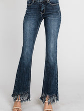 Load image into Gallery viewer, Mid Rise Boot Cut with Fringe Hem
