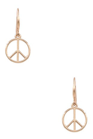 Peace Lives Small Earrings