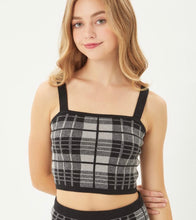 Load image into Gallery viewer, Plaid Sweater Tank
