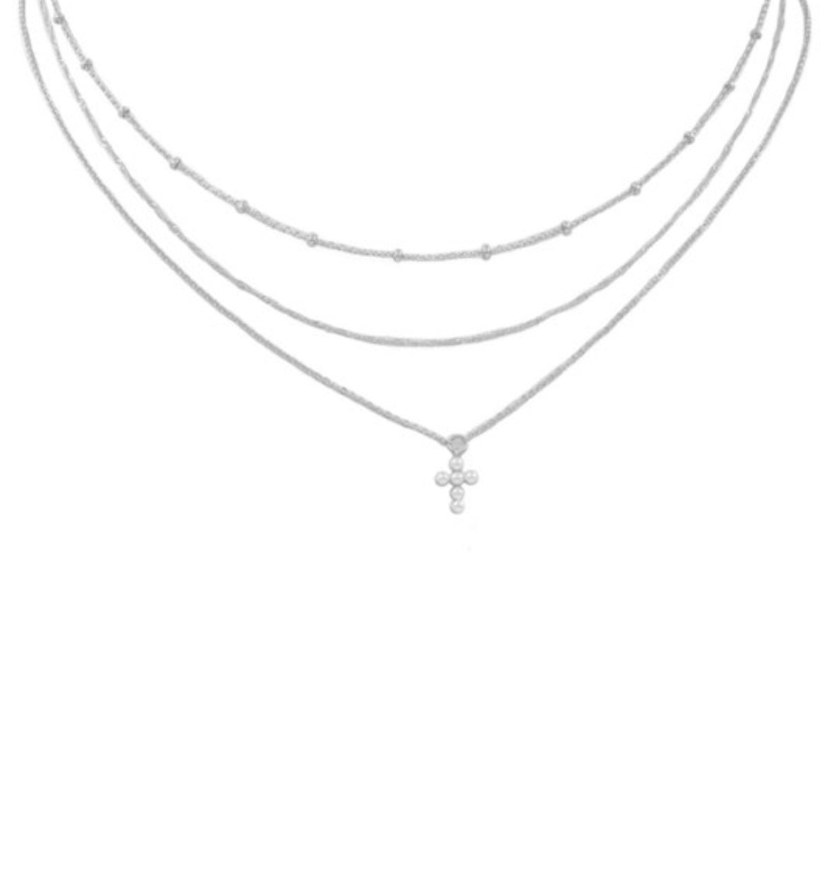 He Is Cross Necklace