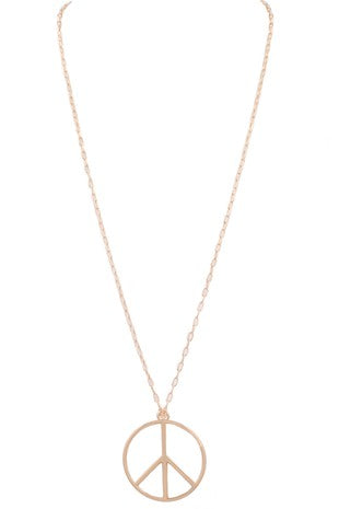Peace Out Necklace