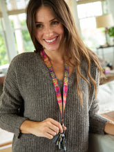 Load image into Gallery viewer, Natural Life Neoprene Lanyard Kindness Matters
